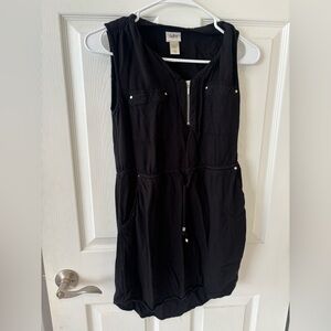 Black Sleeveless Daytrip dress